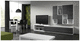 ensemble TV mural contemporain / en bois / en bois laqué