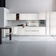 cuisine contemporaine / en bois / laquée / finition brillante