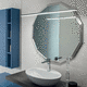 miroir de salle de bain suspendu / contemporain