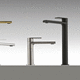 mitigeur pour lavabo / monté sur plage / en métal / en métal chromé