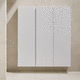 meuble de salle de bain contemporain / en bois / laqué / mural