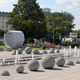 borne de protection / en béton / pour espace public