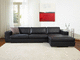 canapé d'angle / lit / contemporain / en cuir