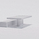table de jardin / contemporaine / en pierre reconstituée / avec piètement en pierre reconstituée