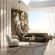 carrelage en grès cérame / brillant / d'intérieur / de salle de bain