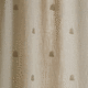 tissu pour rideaux / à motif animalier / en lin / brodé