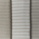 tissu d'ameublement / pour rideaux / à rayures / en laine