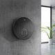 thermostat pour chauffage au sol / d'ambiance / mural / noir