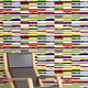papier peint contemporain / à motif / couleur / non tissé