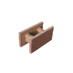 bloc de coffrage en polystyrène / en bois ciment / pour mur / modulaire