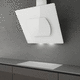 hotte murale / avec conduit / à charbon actif / avec écran tactile