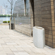 cendrier en béton / pour extérieur / 2L / pour espace public