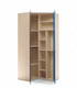 armoire d'angle / contemporaine / en bois / à portes battantes