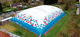structure gonflable pour terrain de tennis