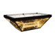 table de billard contemporaine / résidentielle / en métal / en bois massif