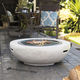 brasero de jardin à bois / avec barbecue