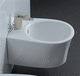 bidet suspendu / en céramique