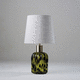 lampe de table / en laiton / en verre soufflé / contemporaine