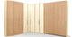 armoire d'angle / contemporaine / en bois / à portes battantes
