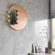 sèche-serviettes à eau chaude / électrique / design / en aluminium