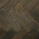 parquet massif / en chêne / vieilli / patiné
