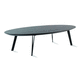 table basse contemporaine / en bois / en céramique / avec piètement en acier