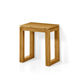 tabouret contemporain / en bois / de salle de bain / marron