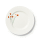 assiette plate / à dessert / ronde / en porcelaine