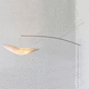 applique murale contemporaine / d'intérieur / en acier / en papier japonais