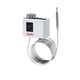 thermostat programmable / pour chauffage / mural / blanc