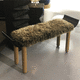 banc contemporain / en chêne / en résine / en polyester