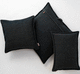 coussin pour extérieur / carré / rectangulaire / à rayures