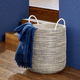 panier de rangement en fibre naturelle