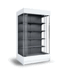 armoire réfrigérée lecteur de QR CODE / positive / pour produits alimentaires / noire