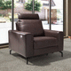 fauteuil électrique / moderne / en cuir / en acier inoxydable