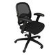 chaise de bureau contemporaine / en résille / en tissu / tapissée