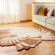 tapis contemporain / capitonné / en feutre / en laine de Nouvelle Zélande