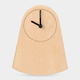 horloge contemporaine / de table / analogique / en bois