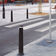 potelet de protection / bi-élastomère / haut / réfléchissant