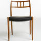 chaise design scandinave / en chêne / en teck / en cuir