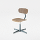chaise de bureau contemporaine / d'intérieur / en bois / en métal