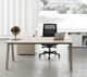 bureau de direction / sur pied / contemporain / en bois