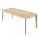 table à manger contemporaine / en chêne / en noyer / rectangulaire