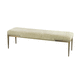 banc classique / en acier inoxydable / en laiton / en tissu