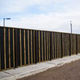 mur anti-bruit avec panneau modulaire / en verre / en métal / pour route