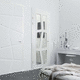 porte d'intérieur / en bois / battante / contemporaine