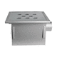 grille de siphon pour sol d'extérieur / en acier inox