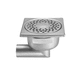 grille de siphon pour douches / en acier inox