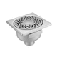 grille de siphon pour douches / en acier inox