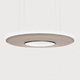 lampe acoustique / suspension / en composite / contemporaine